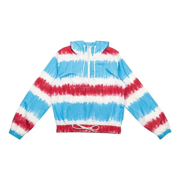 Women Lightweight Windbreaker Suit Outdoor Hiking Hooded Jacket with Liner Size - Picture 4 of 8